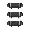 3 Pack Different Replacement Roller Heads for Electric Callus Remover, Foot File Pedicure Tools for Feet Callus Shaver Pedicure Kit for Cracked Heels and Dead Skin (Different Coarse-Black) view 1