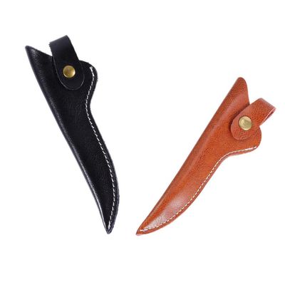 Beavorty 2pcs Barber Protective Cover Pu Leather Shears Case for Hairdressers Sleeves for Safe Storage for Stylists and Pet Grooming