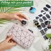 100 Set Plastic Jars Makeup Travel Makeup Container with Lids Small Storage Containers for Creams Toiletries Chalkboard Label Stickers Marker(1 oz,White) view 4