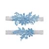 JWICOS Bride Wedding Lace Garters Stretch Flower Garter Set Bridal Garters Costume for Women and Girls (Sky Blue) view 1