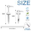 24 Pack Gallon Jug Pump Dispenser 38-400 White Pump - 7cc Lotion Shampoo Pump Top Replacement, Fits 1 Gallon Bottle 64oz 128oz Hand Sanitizer Containers, Plus Labels view 2
