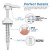 24 Pack Gallon Jug Pump Dispenser 38-400 White Pump - 7cc Lotion Shampoo Pump Top Replacement, Fits 1 Gallon Bottle 64oz 128oz Hand Sanitizer Containers, Plus Labels view 3