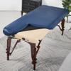 ARTABLE Massage Table Protection Cover Universal Fabric Fitted PU Vinyl Leather Bed Sheet Tables 28-32" Wide Fits Round&Square Corner Tables 1 Count (Dark Blue, 30 x 70 Inch) view 1