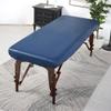 ARTABLE Massage Table Protection Cover Universal Fabric Fitted PU Vinyl Leather Bed Sheet Tables 28-32" Wide Fits Round&Square Corner Tables 1 Count (Dark Blue, 30 x 70 Inch) view 2