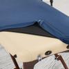 ARTABLE Massage Table Protection Cover Universal Fabric Fitted PU Vinyl Leather Bed Sheet Tables 28-32" Wide Fits Round&Square Corner Tables 1 Count (Dark Blue, 30 x 70 Inch) view 3