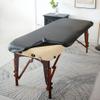 ARTABLE Massage Table Protection Cover Universal Fabric Fitted PU Vinyl Leather Bed Sheet Tables 28-32" Wide Fits Round&Square Corner Tables 1 Count (Black, 30 x 70 Inch) view 1