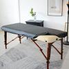 ARTABLE Massage Table Protection Cover Universal Fabric Fitted PU Vinyl Leather Bed Sheet Tables 28-32" Wide Fits Round&Square Corner Tables 1 Count (Black, 30 x 70 Inch) view 3