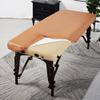 ARTABLE Massage Table Protection Cover Universal Fabric Fitted PU Vinyl Leather Bed Sheet Tables 28-32" Wide Fits Round&Square Corner Tables 1 Count (Light Brown, 30 x 70 Inch) view 1