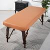 ARTABLE Massage Table Protection Cover Universal Fabric Fitted PU Vinyl Leather Bed Sheet Tables 28-32" Wide Fits Round&Square Corner Tables 1 Count (Light Brown, 30 x 70 Inch) view 2
