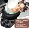 Noverlife Salon Neck Rest Cushion with Suction Cup, Non-Slip Soft Silicon Shampoo Bowl Neck Rest, Portable Hair Salon Shampoo Sink Gel Neck Pad, Hair Washing Sink Neck Support for Home Salon Basin view 2