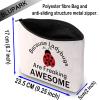 BLUPARK Funny Ladybugs Makeup Bag Ladybug Lover Gift Ladybugs Are Freaking Awesome Cosmetic Bag for Women(Ladybugs) view 2