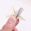 KALLORY Shell Hair Clip, Hair Pins Mermaid Alligator Clips Beach Cute Hair Accessories for Girls (4pcs) view 2