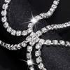 Aularso Crystal Layered Head Chain Rhinestone Head Jewelry Sparkly Fashion Headbands Chain for Women (Silver) view 2
