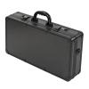 WDZCZDoo Professional Barber Case with Code Lock, Salon Hair Cutting Storage Organizer Kit Stylist Tool Box Traveling Case for Clippers Trimmers Blades Shears Combs Brushes (B Black) view 2