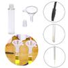 3.5ml Empty Mascara Tube, Lip Gloss Tube and Eyeliner Tube Kit for DIY Cosmetics, Come with 3 Pcs Rubber Inserts and Funnels view 3
