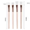 TEONEI Facial Mask Brush Soft Makeup Brushes Wooden Handle Mask Applicator Brushes Face Brushes Cosmetic Tools,4Pcs view 2