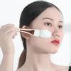 TEONEI Facial Mask Brush Soft Makeup Brushes Wooden Handle Mask Applicator Brushes Face Brushes Cosmetic Tools,4Pcs view 4