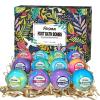 HOSPAN Organic Foot Bath Bombs Gift Set, 12 Essential Oil Rich Foot Soak for Mom and Dad, Handmade Foot Spa Bomb with Wonderful Bubbles, Great for Soothes Sore Tired Feet, Dry Feet Moisturize view 1
