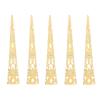 Beaupretty 5pcs Ancient Fingernail Claw Metal Fingertip Nail Cover for Dance Performance Halloween and Cosplay Unique Hollow Design Classic High Hardness view 1