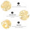 Beaupretty 5pcs Ancient Fingernail Claw Metal Fingertip Nail Cover for Dance Performance Halloween and Cosplay Unique Hollow Design Classic High Hardness view 3