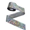1 roll 100m Laser Nail Foil Silver Ripple Pattern Transfer Paper Wave Nail Art Stamping Foil Decals Decoration Fishing Lure DIY (100m JK3) view 2