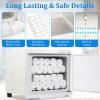 Hot Towel Warmer Cabinet with LED Light - JXSDLIY 23L Large Capacity Towel Cabinet for Bathroom 2-in-1 Professional Hot Towel Warmers for Facials SPA Massage Salon Heats Up Quick Towel Heater (white) view 2