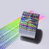 1roll NailMAD Fishscale Nail Foils 100M4CM Nail Transfer Foils Hot Stamping DIY Fishing Lures (JK4) view 1