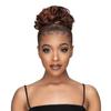 Janet Collection Human Hair Blend Bun Remy Illusion Scrunch Tendril (METAL GRAY) view 1