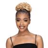 Janet Collection Human Hair Blend Bun Remy Illusion Scrunch Tendril (METAL GRAY) view 2