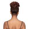 Janet Collection Human Hair Blend Bun Remy Illusion Scrunch Tendril (METAL GRAY) view 4