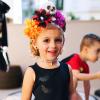 BESPORTBLE Halloween Decor Black Flower Skull Flower Headband Halloween Day of The Dead Floral Headband Gothic Skeleton Hair Accessory for Women and Girls Costumes view 3