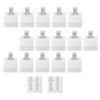 Beavorty 3sets Travel Cosmetic Subpackage Pouch Leakproof Containers for Lotion Creams Moisturizers for Women Vacations Business Trips Outdoor Activities view 3