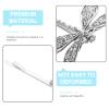 LALAFINA 4Pcs Vintage Dragonfly Hair Clips Dragonfly Bobby Pins Side Clip Wedding Hair Clips Vintage Bobby Pins for Women Wedding, Ancient Silver view 2