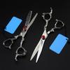 Professional Hair Cutting Shears, 6inch Professional Japan440c Upscale scissor dragon handle cut hair scissors cutting barber haircut thinning shears hairdresser scissors (Color : Set) view 1