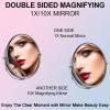 BhjKL 8 inch Wall Mounted Makeup Cosmetic Mirror, Bathroom Mirror Double Sided 360 Swivel,Vanity Mirror, Extension No Light, view 3