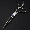 Professional Hair Cutting Shears, 6inch Professional Japan 440c steel Upscale scissor Gem hair scissors cutting barber haircut thinning shears hairdresser scissors (Color : Set) view 4