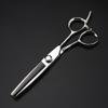Professional Hair Cutting Shears, 6inch Professional Japan 440c steel scissor Silver hair scissors cutting barber haircut thinning shears hairdresser scissors (Color : Set) view 3