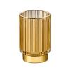 LEICURACE Makeup Brush Holder Organizer,Toothbrush Holders,Desk Pen Pencil Holder,Multifunctional Vintage Glass Brush CupL/Gold/A3-7-US view 1