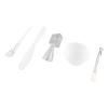 Face Mask Bowl And Brush Set,Face Mask Bowl And Brush Set,Face Mask Mixing Bowl Set, Mask Bowl and Brush Set, DIY Facemask Mixing Tool Kit wIth Measuring Cup Spoon Scraper Soft Brush Silicone Brush view 2