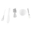Face Mask Bowl And Brush Set,Face Mask Bowl And Brush Set,Face Mask Mixing Bowl Set, Mask Bowl and Brush Set, DIY Facemask Mixing Tool Kit wIth Measuring Cup Spoon Scraper Soft Brush Silicone Brush view 3