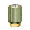 LEICURACE Makeup Brush Holder Organizer,Toothbrush Holders,Desk Pen Pencil Holder,Multifunctional Vintage Glass Brush CupL/Green/A3-6-US view 1