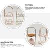 Esponjas Para Maquillaje Cushion Puff Makeup Sponge 2PCS Wire Beauty Egg Powder Puff Stand Powder Sponge Holder Sponge Holder Double- Makeup Powder Puff Dryer Stand view 4
