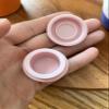 Brando Moon Silicone Wax Case Pink 5pcs - Round Wax Silicone Containers Non-stick Oil Jars - Multi-Use Storage Jars 5ml view 3