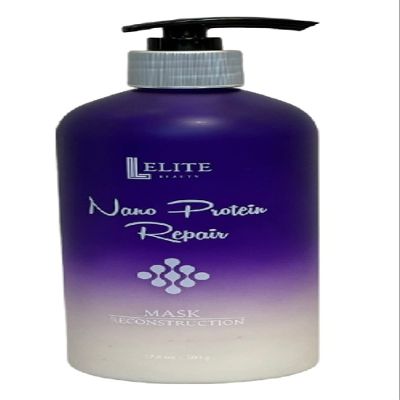 L elite Beauty Nano Protein Repair Instant Recovery Reconstruction Mask For Damaged Hair, No Paraben, No Gluten (16.7 oz.)