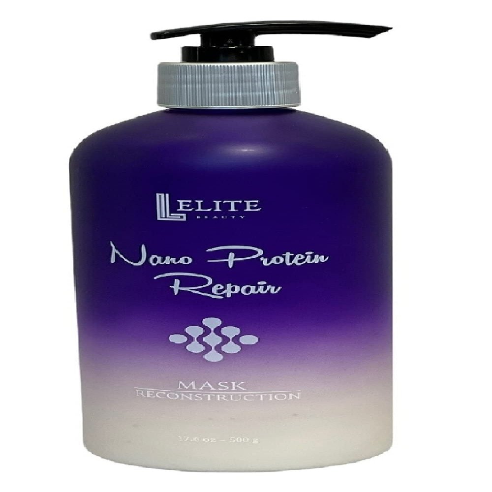 L elite Beauty Nano Protein Repair Instant Recovery Reconstruction Mask For Damaged Hair, No Paraben, No Gluten (16.7 oz.)