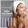 LALAFINA 120pcs Facial Cleaning Accessories Compressed Makeup Remover Pads Face Wash Exfoliating Sponge Soft Gentle Skin Remover view 2