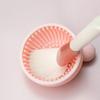 Alipis 1pc Silicone Scrub Pad Makeup Cleaner Brush Cleaning mat Makeup Cleaning mat Cosmetic Brush Cleaner Bowl Makeup Brush Silicone Makeup applicator Makeup Cleaning Pad Cosmetic Tool view 4