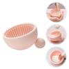 3 pcs Silicone Scrub Pad Silicone Makeup applicator Makeup Brush Cleaning Kit Brush Cleaner Mat Cleaning Tool Brush Cleaning mat Makeup Cleaner Cosmetic Portable view 2