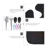 LALAFINA Diy Hair Dye Coloring Kit Set with Hair Dye Brushes Mixing Bowls Ear Covers and Clips for Home and Salon Use Easy Tint Mixing and Coloring view 4