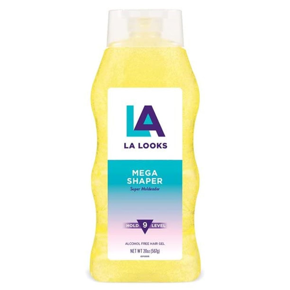 L.A. LOOKS Styling Gel Mega Mega Hold, 20 oz (Pack of 2)